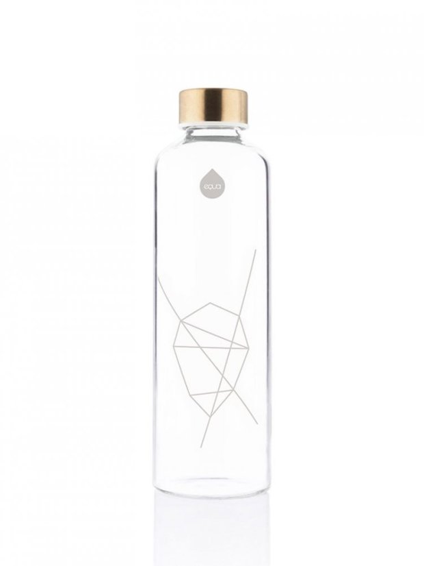 Láhev na pití Equa Mismatch Gold 750 ml s plstěným obalem