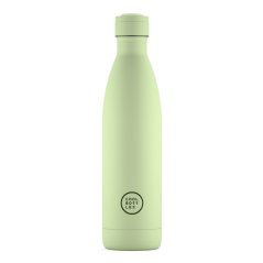 Termo fľaša z nerezovej ocele COOL BOTTLES Pastel Green trojvrstvová 750 ml
