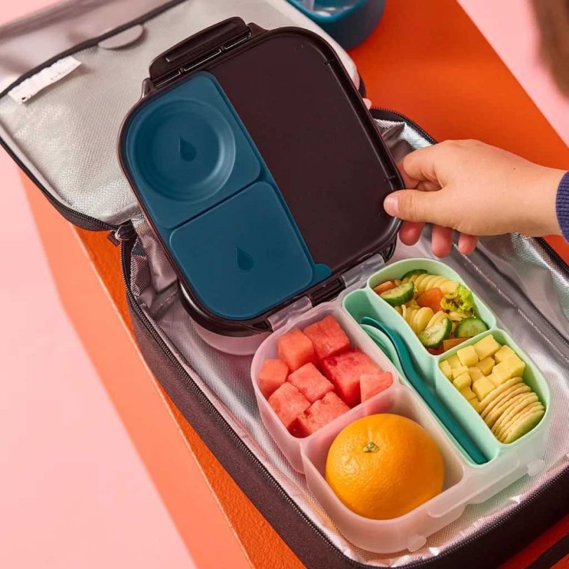 b.box Silikónový bento organizér do stredného boxu Zelený