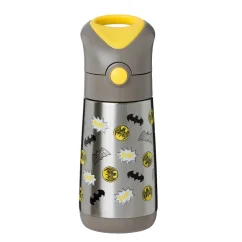 B.Box termoska na pití s brčkem 350 ml – Batman