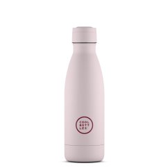 Nerezová termolahev COOL BOTTLES Pastel Pink třívrstvá 350 ml