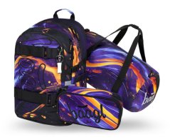 BAAGL SET 3 Skate Vibe: batoh, penál, sportovní taška GRS - Baagl