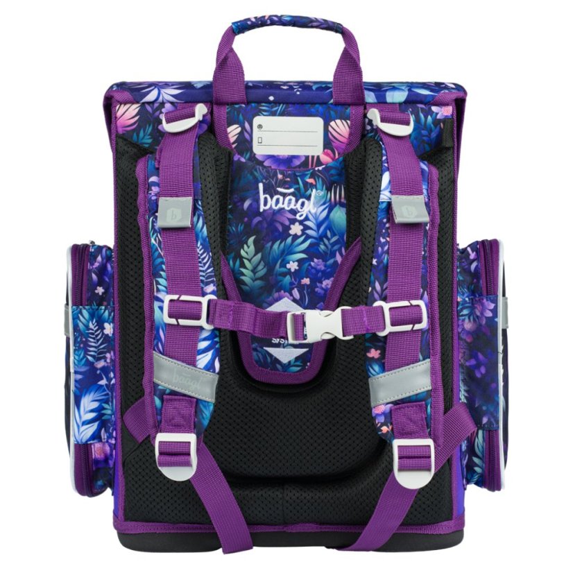 BAAGL SET 5 Ergo Jungle Panda: aktovka, penál, sáček, zástěra, peněženka - Baagl