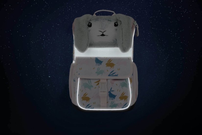 BAAGL SET 5 Zippy Bunny: aktovka, penál, sáček, zástěra, peněženka - Baagl
