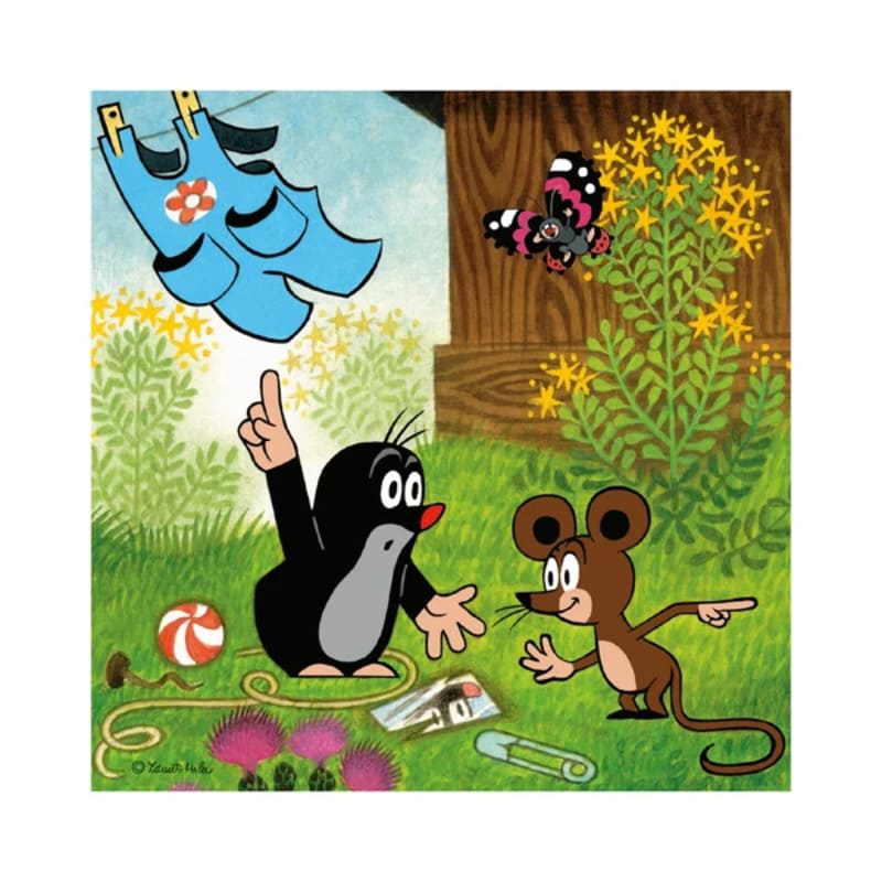 Puzzle Krteček a kalhotky 3x55 dílů