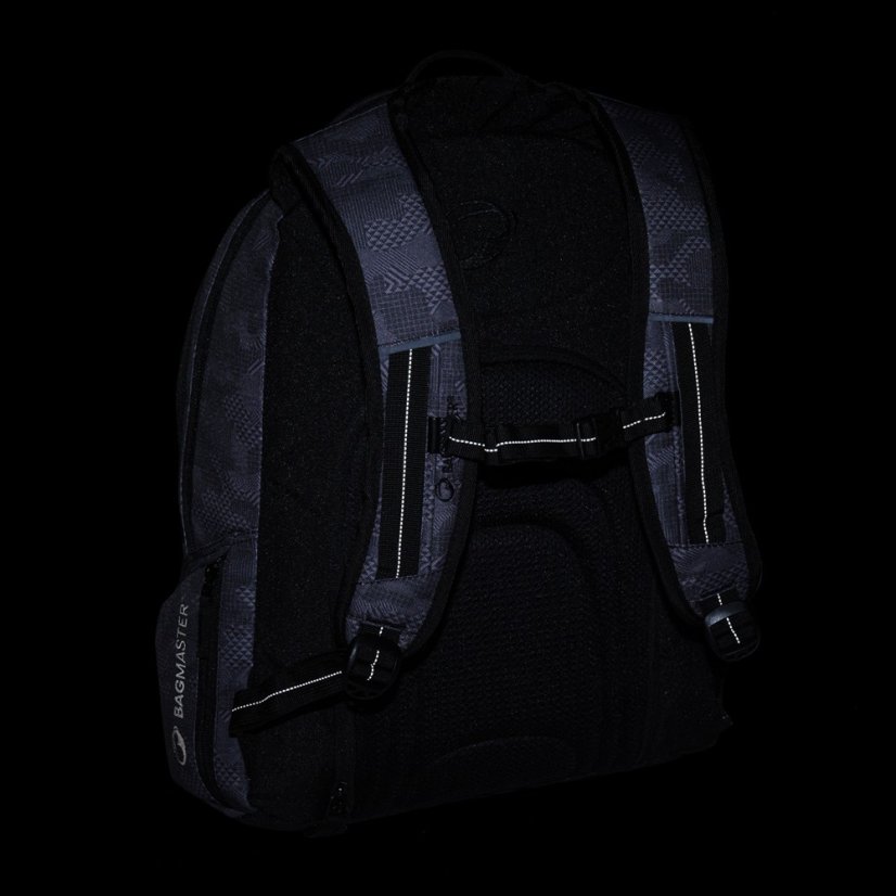 Bagmaster LINCOLN 24 A studentský batoh – šedý - Bagmaster