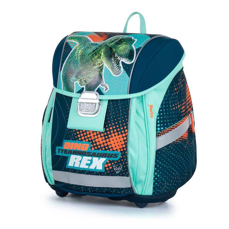 Školní aktovka v setu pro prvňáčky Oxybag PREMIUM LIGHT Premium Dinosaurus - 3 díly