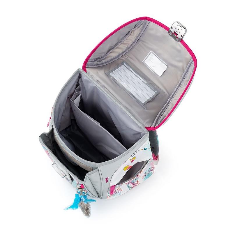 Školní aktovka Oxybag PREMIUM LIGHT Kůň Romantic pírka