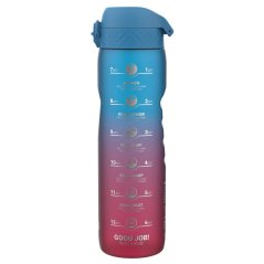 Fľaša na pitie ion8 Leak Proof Motivator Blue & Pink 1000 ml