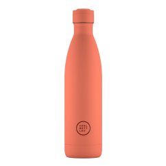 Nerezová termolahev COOL BOTTLES Pastel Coral třívrstvá 750 ml