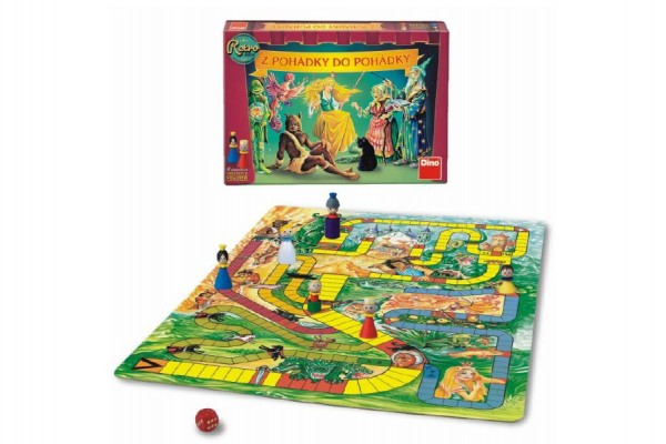 Z pohádky do pohádky retro edice společenská hra v krabici 33x23x3,5cm - Dino