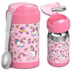 Termo nádoba na potraviny z nerezové oceli JARLSON YUMMY Unicorn 450ml
