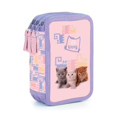 Trojposchodový školský peračník Oxybag Pets