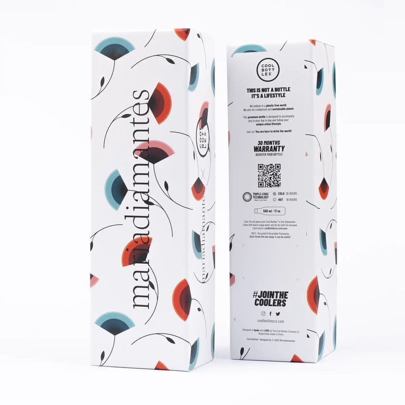 Nerezová termolahev COOL BOTTLES Xclusive! Lively Lily třívrstvá 500ml