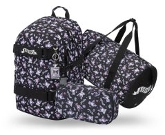 BAAGL SET 3 Skate Kuromi Black: batoh, penál, sportovní taška GRS - Baagl