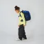 Studentský batoh Satch Pack - Crossed Blue