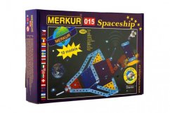 Stavebnice MERKUR 015 Raketoplán 10 modelů 195ks v krabici 26x18x5cm - Merkur Toys