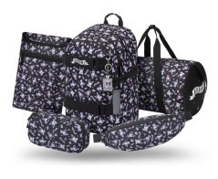 BAAGL SET 5 Skate Kuromi Black: batoh, penál, sportovní taška, ledvinka, obal na notebook GRS - Baagl