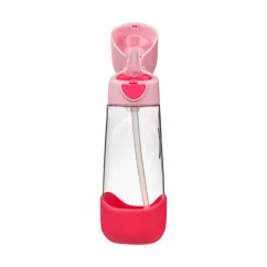 B.Box láhev na pití s brčkem 600 ml – Flamingo Fizz