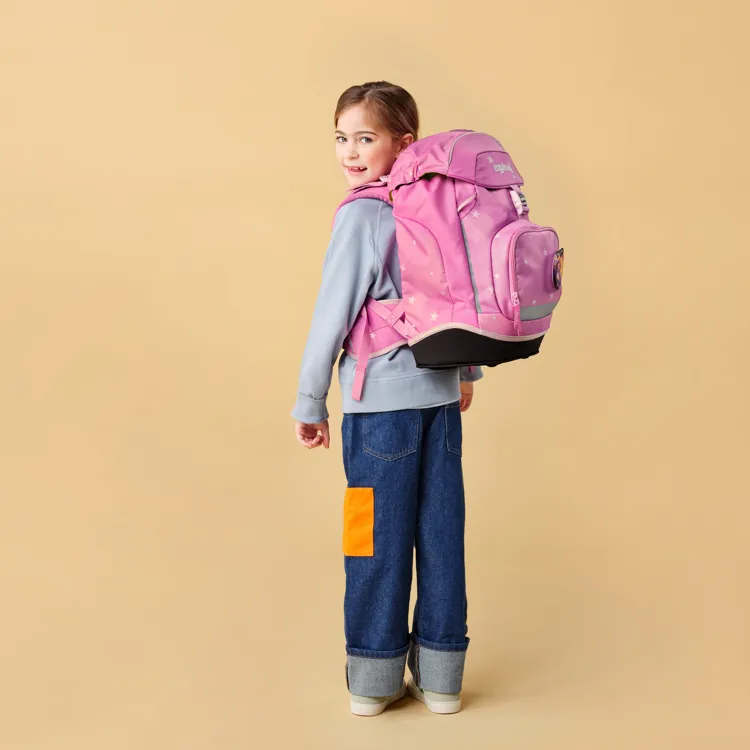 Školní batoh pro prvňáčky Ergobag prime - Magic růžový