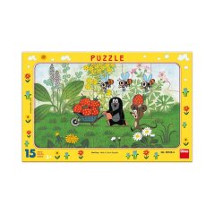 Puzzle Krtko na výlete 15 dielikov doskové