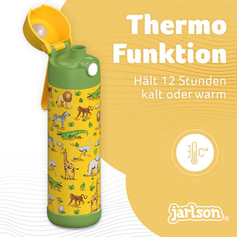 Dětská nerezová termoláhev na pití JARLSON MALI Safari 500 ml