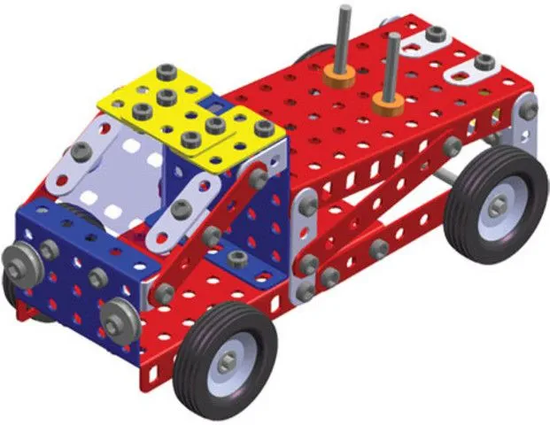 Stavebnice Merkur 016 Buggy 10 modelů 205 ks