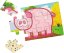 Dřevěné puzzle - farma Viga