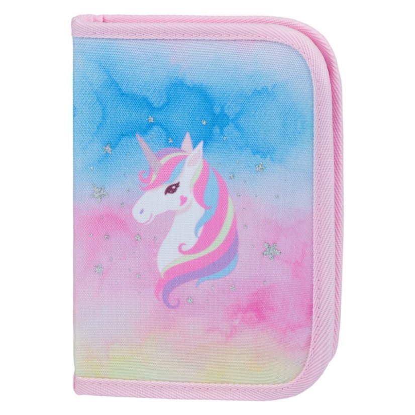 BAAGL SET 5 Airy Rainbow Unicorn: batoh, penál, sáček, zástěra, peněženka - Baagl