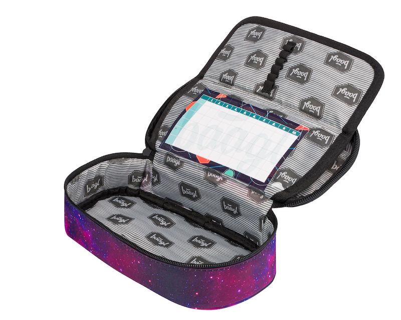 Penál etue Baagl Skate Galaxy