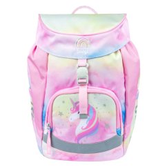 BAAGL SADA 5 Airy Rainbow Unicorn: batoh, peračník, vrecko, zástera, peňaženka - Baagl