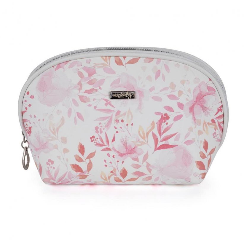 Kosmetická kulatá taška Oxybag PLUS Pink flowers