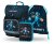 BAAGL 3 SET Ergo Minecraft Blue Axe: aktovka, penál, sáček - Baagl