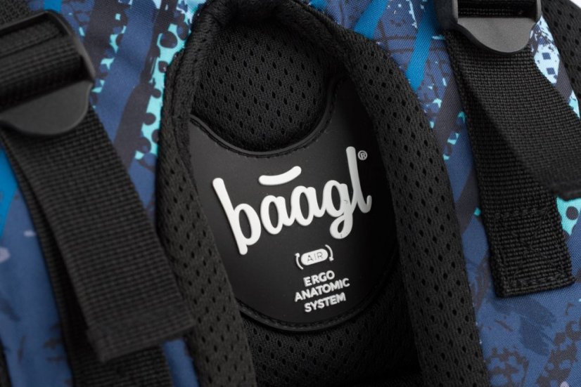 Školní batoh Baagl Skate Struktury