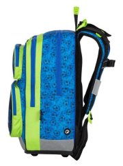 Školní batoh BAGMASTER GEN 20 B BLUE/GREEN/BLACK - fotbalista