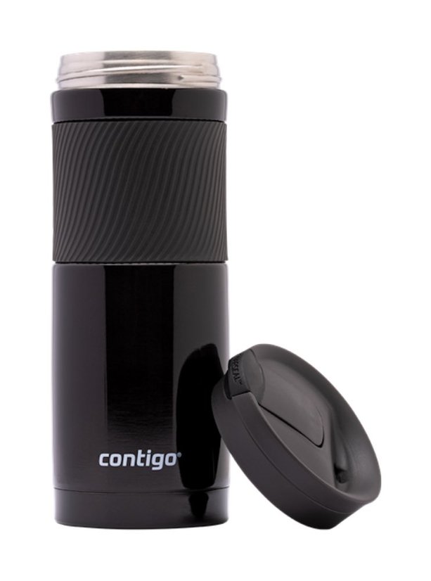 Nerezový termohrnek CONTIGO Snapseal Byron 470 ml - černá mat