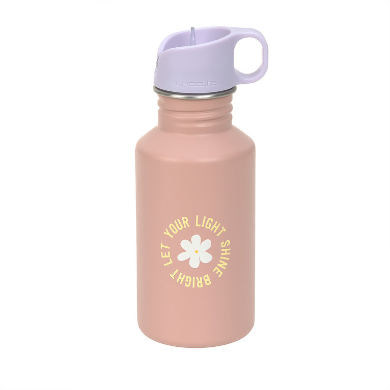 LÄSSIG Fľaša na pitie Stainless Steel Pattern Party Kvet 500 ml