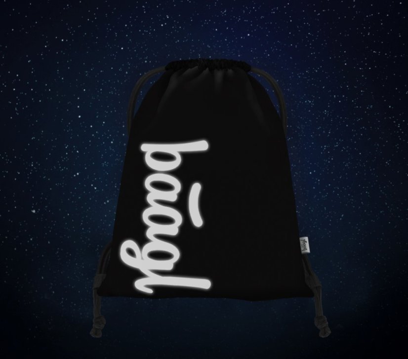 BAAGL 3 SET Coolmate Black: batoh, penál, sáček - Baagl