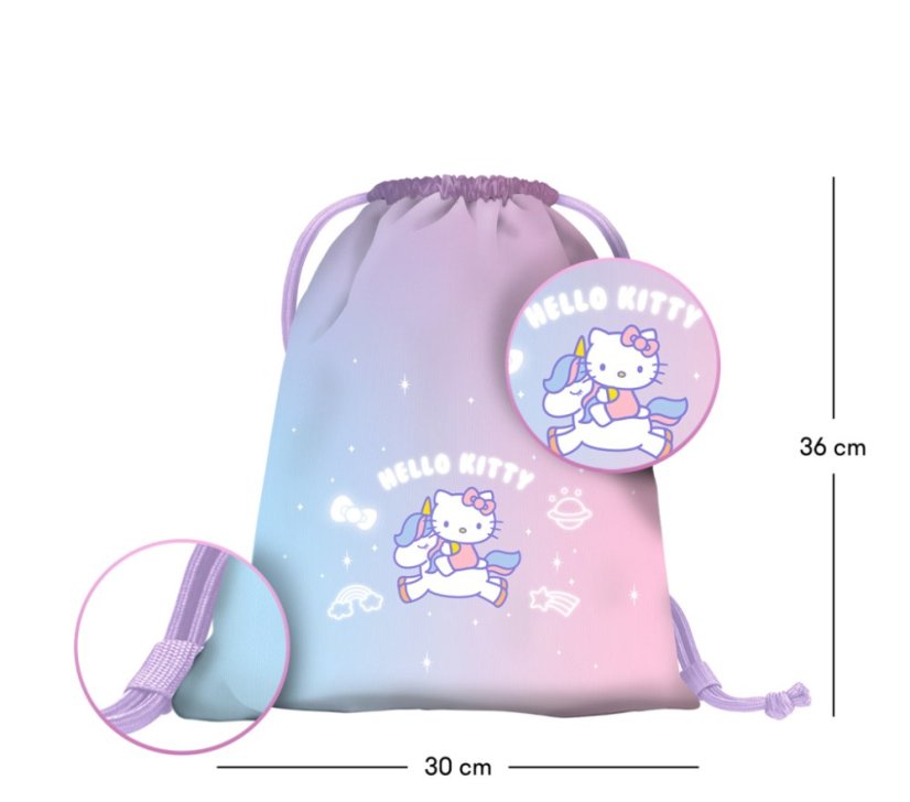 BAAGL Predškolské vrecko Hello Kitty Unicorn GRS - Baagl