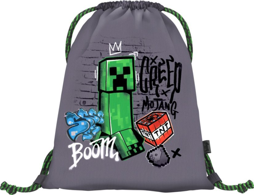 BAAGL SET 3 Skate Minecraft TNT: Batoh, Etue, Sáček - Baagl