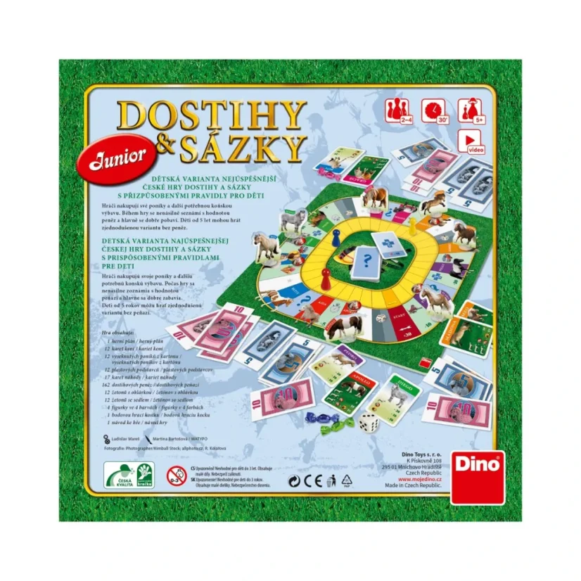 Dostihy a sázky Junior společenská hra