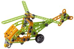 Stavebnica HUGO Vrtuľník s náradím 130 dielikov