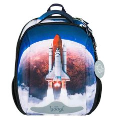 Školní aktovka v setu pro prvňáčky Baagl Shelly Space Shuttle - 3 díly