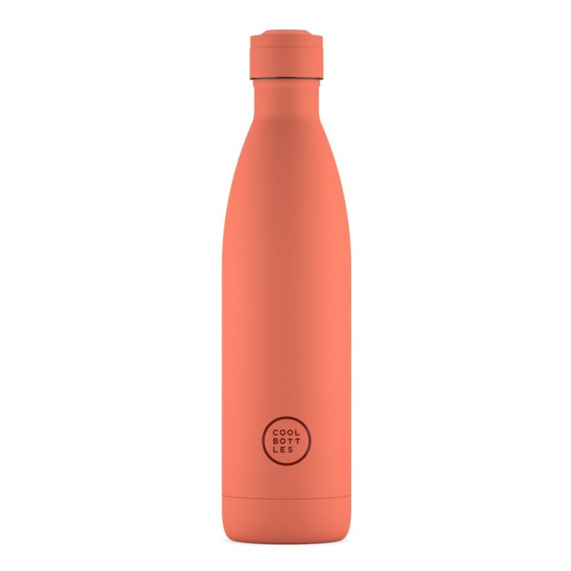 Nerezová termolahev COOL BOTTLES Pastel Coral třívrstvá 750 ml