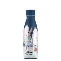 Detská termo fľaša z nerezovej ocele COOL BOTTLES Kids Polar Bears trojvrstvová 350ml 3D