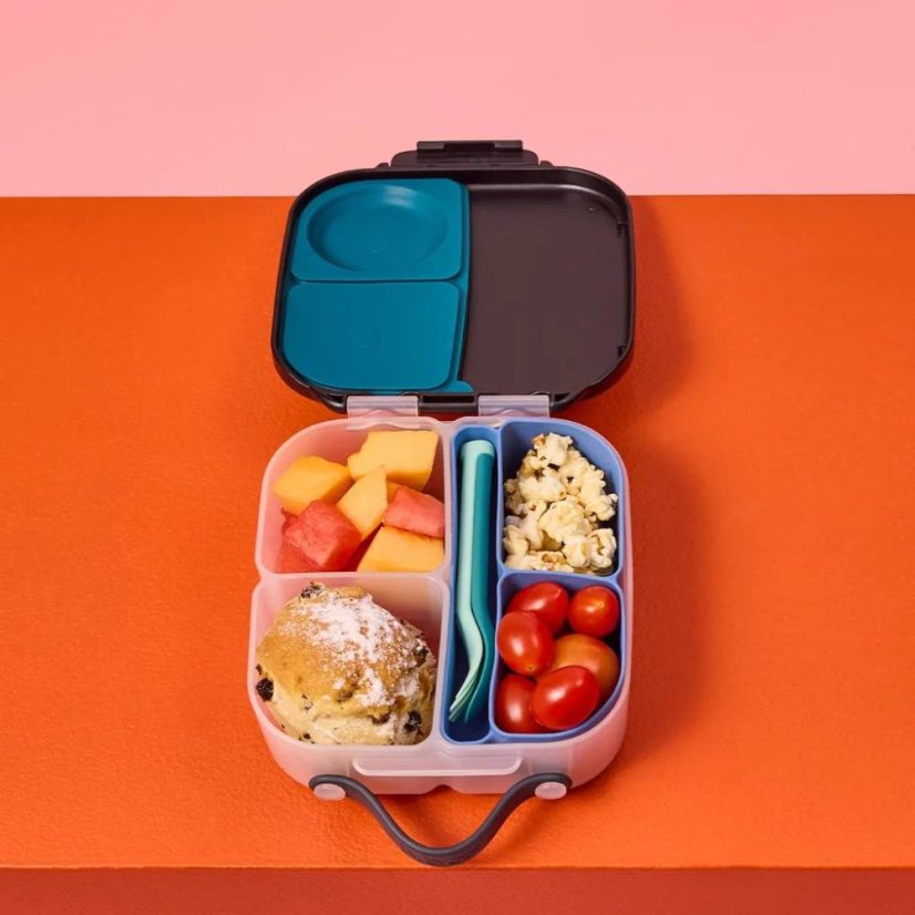 b.box Silikónový bento organizér do stredného boxu Modrý