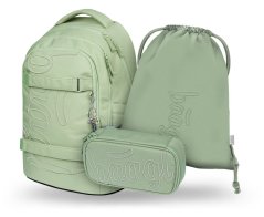 BAAGL SET 3 Skate max Mentol: batoh, penál, sáček - Baagl