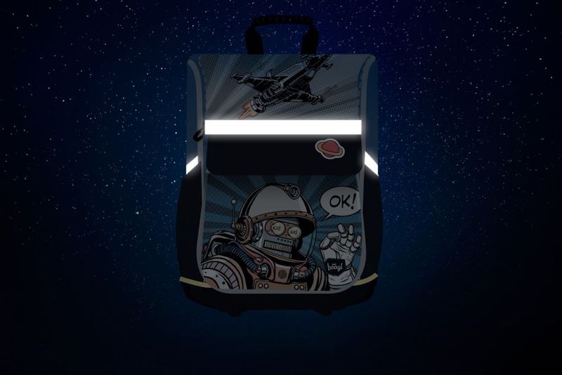 Školská aktovka pre prvákov Baagl Zippy Spaceman