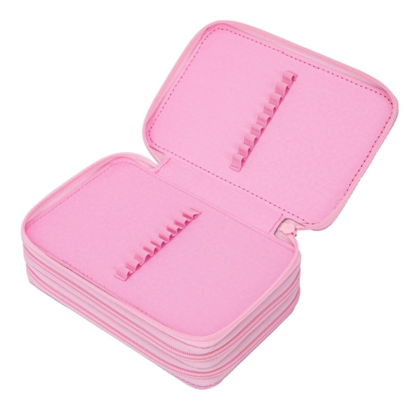 BAAGL Školní penál třípatrový Hello Kitty Sweet Leopard GRS - Baagl