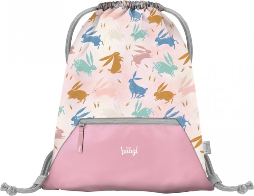 BAAGL 3 SET Zippy Bunny: aktovka, penál, sáček - Baagl